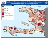 (2012-10-13) Weekly Cholera Incidence by Commune, Epidemiological Week 41, 2012