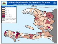 (2012-10-27) Weekly Cholera Incidence by Commune, Epidemiological Week 43, 2012