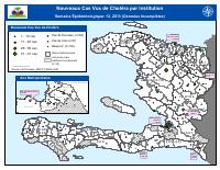 (2013-03-30) Nouvo ka cholera enstitisyon sante wè, semèn epidemyolojik 13, 2013