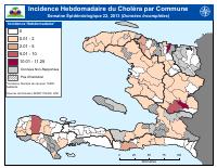 (2013-06-01) Weekly Cholera Incidence by Commune, Epidemiological Week 22, 2013