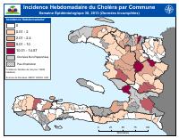 (2013-07-27) Weekly Cholera Incidence by Commune, Epidemiological Week 30, 2013
