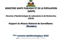 Pwofil estatistik kolera, 5yèm semèn epidemyolojik 2018