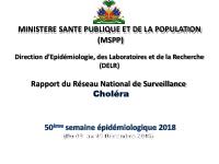 Pwofil estatistik kolera, 50yèm semèn epidemyolojik 2018