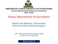 (2018-05-05) Rapò Rezo Sivèyans DSGA, semèn epidemyolojik 18, 2018