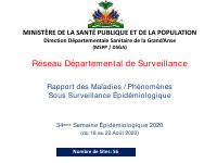 (2020-08-22) DSGA Surveillance Network Report, Epidemiological Week 34, 2020