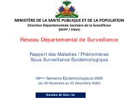 (2020-12-05) DSGA Surveillance Network Report, Epidemiological Week 49, 2020