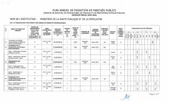 (FY2024) MSPP Annual Public Procurement Plan, FY2023-2024