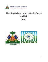 (2017) Strategic Plan for Cancer Control in Haiti