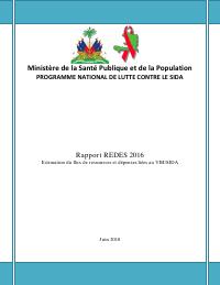 Rapport REDES 2016 : estimation des flux de ressources et dépenses liées au VIH/sida
