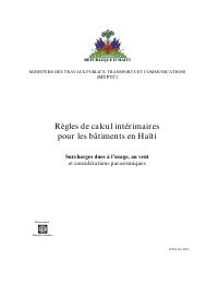 Interim Calculation Rules for Buildings