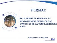 (2023-03) Launch of PERMAC, the Expanded Programme to Strengthen Haiti's Audit and Accounting Market