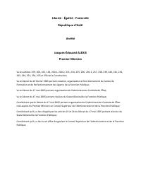 Order on the Organization and Operation of the Higher Council of Public Administration and Civil Service (CSAFP)