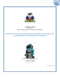 Manual of Administrative and Accounting Procedures for Managing State Fixed Assets