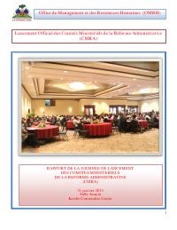 Report on the Official Launch of the Ministerial Committees for Administrative Reform (CMRA)