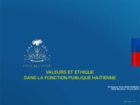 Values and Ethics in the Haitian Civil Service