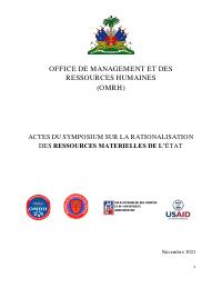 Proceedings of the Symposium on Rationalizing State Material Resources