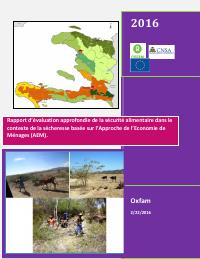 In-Depth Food Security Assessment in the Context of Drought (Household Economy Approach)