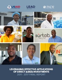 (2020) Rapport final du projet Leveraging Effective Applications of Direct (LEAD) Investments 2011-2017