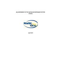An Assessment of the Haitian Microfinance Sector in 2014