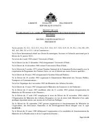 (2013-09) Draft Law Establishing the Framework for the Organisation of Professions and Trades