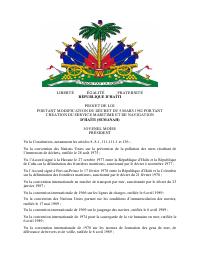 (2017-06) Draft Law Amending the 1982 Decree Creating SEMANAH