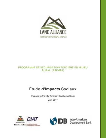 (2017-06) Rural Land Security Programme (PSFMR2): Social Impact Study