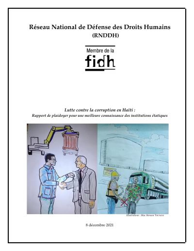 Fighting corruption in Haiti: an advocacy report for a better understanding of the state institutions