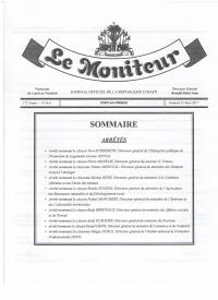 (2017-03-24) Order Appointing the Directors General of EPPLS, the Journal L'Union and the Ministry of Haitians Living Abroad