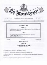 (2017-04-21) Order Appointing Joseph Guillaume Chief of Staff to the Prime Minister, with Ministerial Rank