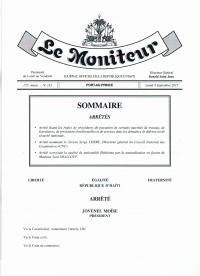 (2017-09-04) Order Setting Procurement Procedure Rules for Certain Public Contracts, with the Appointment of the CNC Director General