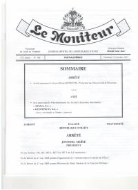 (2017-10-27) Order Appointing Renan Hédouvil Ombudsman (Protecteur du Citoyen)