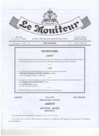 (2018-05-17) Order Renewing the Mandate of the Working Group for the Reconstruction of the National Palace
