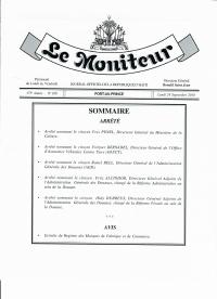 (2018-09-24) Order Appointing the Directors General of the Culture Ministry, OAVCT and the Customs Administration