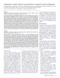 Agriculture in Haiti: History, Characteristics and Development Prospects