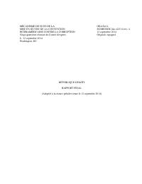 (2014) Haiti Final Report, OAS Mechanism for Follow-Up on the Inter-American Convention against Corruption (MESICIC), First and Fourth Review Cycles