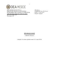 (2019) Haiti Final Report, OAS Mechanism for Follow-Up on the Inter-American Convention against Corruption (MESICIC), Second and Fifth Review Cycles