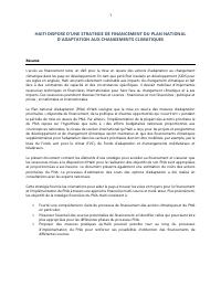 (2022) Haiti Has a Financing Strategy for its National Adaptation Plan: Summary
