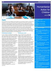 (2018) Humanitarian Action for Children 2018: Haiti