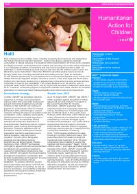(2020) Humanitarian Action for Children 2020: Haiti