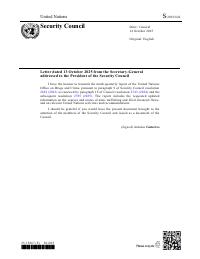(2025-10) UNODC Security Council Periodic Report, October 2025