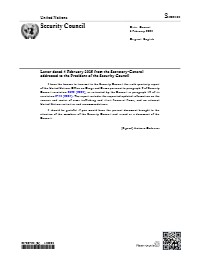 (2025) UNODC Security Council Quarterly Report
