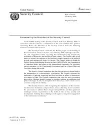 (2006-02) The Question Concerning Haiti: Statement by the President of the Security Council, 9 February 2006 (S/PRST/2006/7)