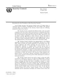 (2006-03) The Question Concerning Haiti: Statement by the President of the Security Council, 27 March 2006 (S/PRST/2006/13)