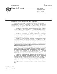 Statement by the President of the Security Council on Haiti, S/PRST/2004/32