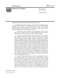 Statement by the President of the Security Council on Haiti, S/PRST/2005/50
