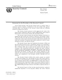 Statement by the President of the Security Council on Haiti, S/PRST/2006/1