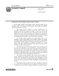 Statement by the President of the Security Council on Haiti, S/PRST/2011/7