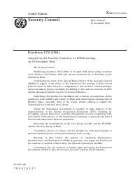 Security Council Resolution 1576 (2004)