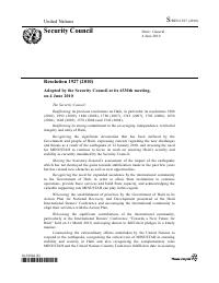 Security Council Resolution 1927 (2010)