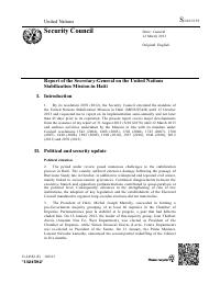 (2013-03) MINUSTAH - Report of the Secretary-General on the United Nations Stabilization Mission in Haiti (S/2013/139)